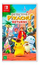 Detective Pikachu Returns Switch Mídia Física Novo Original Lacrado Envio Imediato