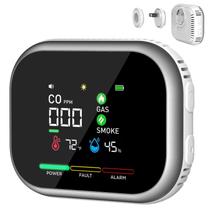Detector de ambiente portátil Steadfast Haven 6 em 1 branco
