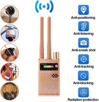 Detector de bugs anti-espião detector de sinal espião detector de sinal sem fio detector de sinal GPS detector de sinal RF detector de sinal para câmera oculta (amarelo)