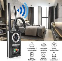 Detector de câmeras ocultas detector de câmeras rf detector de sinal GPS detector laser lente laser detector de dispositivos GSM (preto)