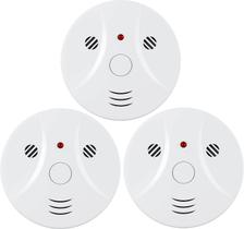 Detector de fumaça e monóxido de carbono Lecoolife operado por bateria
