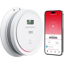 Detector de fumaça e monóxido de carbono Putogesafe Wi-Fi com aplicativo