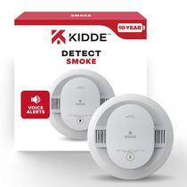 Detector de fumaça Kidde 20SD10-V com bateria de 10 anos e alerta por voz