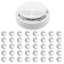 Detector de Fumaca Kit 40 Uni 85db Incendio Fogo Alarme Sensor Fotoeletrico Seguranca Empresarial Casa Comercio Detector de Fumaca Kit 40 Uni 85db Incendio Fogo Alarme Sensor Fotoeletrico Seguranca Empresarial Casa Comercio