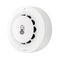 Detector De Fumaça WiFi Com Sensor De Temperatura E Umidade, Proteção Contra Incêndio, Detector De