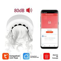 Detector De Fumaça WiFi Com Sensor Fotoelétrico, Alarme De Incêndio Para Casa E Cozinha, Aplicativo