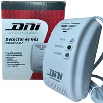 Detector de gás de Cozinha Vazamento Portatil Natural e LGP Bivolt Residencial Empresa Restaurante - DNI