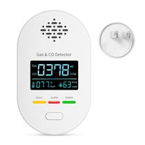 Detector de gás e monóxido de carbono Nsrrye 4 em 1 com display Detector de gás e monóxido de carbono Nsrrye 4 em 1 com display