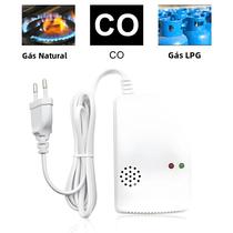 Detector De Gás Natural E Monóxido De Carbono 2 Em 1: Sensor De Vazamento De Gás Combustível (CO,