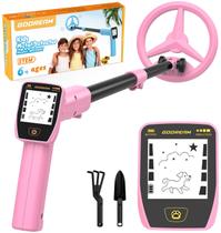 Detector de Metais GDDREAM MD3007 Infantil Ajustável LCD Rosa