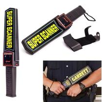 Detector De Metal Portátil Aviso Sonoro, Vibratório E Luminoso Equipado Com Couro KPT001