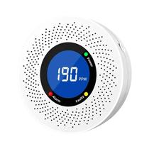 Detector De Monóxido De Carbono Com Display LCD, Alarme De Segurança Residencial, Monitor