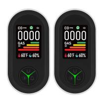 Detector de monóxido de carbono e gás natural Lunarlipes PTH-24E Detector de monóxido de carbono e gás natural Lunarlipes PTH-24E