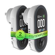 Detector de monóxido de carbono Plug-in 3 em 1 atualizado MOES 2025 Detector de monóxido de carbono Plug-in 3 em 1 atualizado MOES 2025