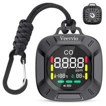 Detector de monóxido de carbono Veevvio HB-03 3 em 1 recarregável