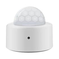 Detector De Movimento Mini PIR Zigbee Sensor De Alarme De Luz Burglar Haozee 2 Em 1 Infravermelho