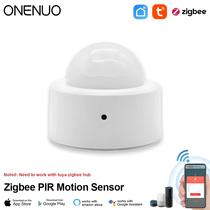 Detector De Movimento PIR Inteligente Tuya Zigbee Mini Sensor Infravermelho De Corpo Humano