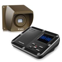 Detector de Movimento Wuloo Alarme Sem Fio para Entrada com Alcance de 536m