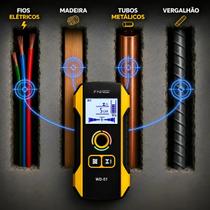 Detector de Parede Digital Scanner LCD Fios Metal Madeira PVC Alta Precisão Profissional Detector de Parede Digital Scanner LCD Fios Metal Madeira PVC Alta Precisão Profissional