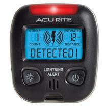Detector de raios AcuRite 02020 Portátil Preto Detector de raios AcuRite 02020 Portátil Preto