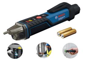 Detector De Tensão Bosch Gvd 1000-17 Bosch Com Lanterna Ip67 Azul