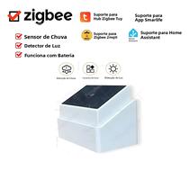 Detector De Vazamento De Água E Chuva 2 Em 1 Smart Life Zigbee2mqtt Tuya Com Sensor De Luminosidade
