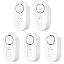 Detector de vazamento de água GoveeLife, pacote com 5, com alarme de 105 dB Detector de vazamento de água GoveeLife, pacote com 5, com alarme de 105 dB