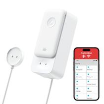 Detector de vazamento de água SwitchBot WiFi com alarme de 100dB IP67 branco Detector de vazamento de água SwitchBot WiFi com alarme de 100dB IP67 branco