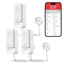 Detector de vazamento de água SwitchBot WiFi com alarme de 100dB IP67 branco