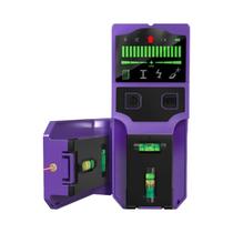 Detector de Vigas e Paredes com Nível a Laser e LCD para Detecção de Madeira, Metal, Fios AC e Tubos Detector de Vigas e Paredes com Nível a Laser e LCD para Detecção de Madeira, Metal, Fios AC e Tubos