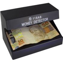Detector Identificador Dinheiro Testador Cédula Nota Falsa UV GT382 Lorben
