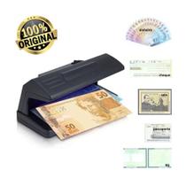 Detector Identificador Uv Teste Notas Cedulas Dinheiro Falso