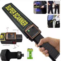 Detector Manual Alta Precisão Portátil Scanner Profissional Vibração Metais