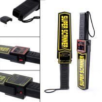 Detector Metais Armas Portátil Manual Segurança Metal Scanner