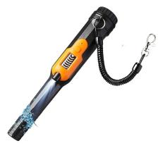 Detector metais pin pointer wand prova d'água luz led lcd 9v