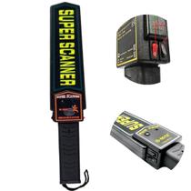 Detector Metal Metais Portatil Cor Preto Alta Sensibilidade