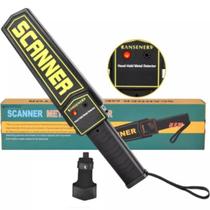 Detector Profissional Manual Alta Sensibilidade Scanner Portátil Vibração Metais