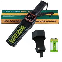 Detector Profissional Manual Vibração Scanner Portátil Alta Precisão Metais