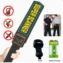 Detector Scanner Portátil Profissional Alta Sensibilidade Vibração Manual Metais