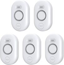 Detectores de vazamento de água METAK WD60, pacote com 5, com alarme de 100dB Detectores de vazamento de água METAK WD60, pacote com 5, com alarme de 100dB