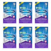 DeTek Cross Flosser Plaque Control Floss Picks 75 quilates x6 DeTek Cross Flosser Plaque Control Floss Picks 75 quilates x6