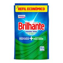 Detergente Brilhante Líquido Refil Higiene Total 900ml