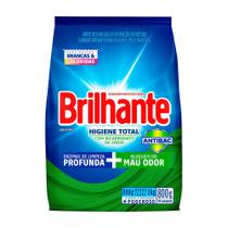 Detergente Brilhante Pó Higiene Total 800g