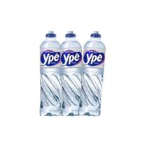 Detergente Clear Ypê 500ml - c/3 unidades