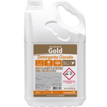 Detergente Clorado 5L Gold Desinfetante Bactericida Cozinha Industrial Hospital Limpeza Pesada 5L