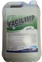 Detergente de Côco Facilimp Líquido 5 Litros - 2 Galões