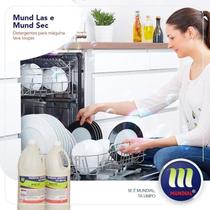Detergente e Secante para Máquinas de Lava Loucas 2 Litros Cada - Mundial Química