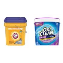 Detergente em Pó Arm & Hammer 8,2 kg + OxiClean 2,3 kg