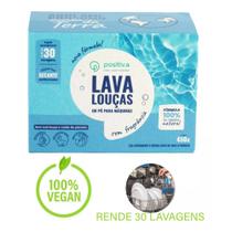 Detergente em pó para Lava louças Sabão em pó para Máquina De Lavar Louças Natural Vegano Hipoalergênico 450g positiv.a eco Detergente em pó para Lava louças Sabão em pó para Máquina De Lavar Louças Natural Vegano Hipoalergênico 450g positiv.a eco