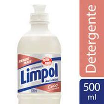 Detergente Lava Louças Coco 500ml - Limpol